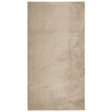 Vidaxx Teppich Huarte Kurzflor weich waschbar 80x150 cm sandfarben