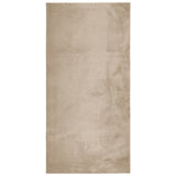 Vidaxl rug Huarte low -pole soft washable 100x200cm sand -colored