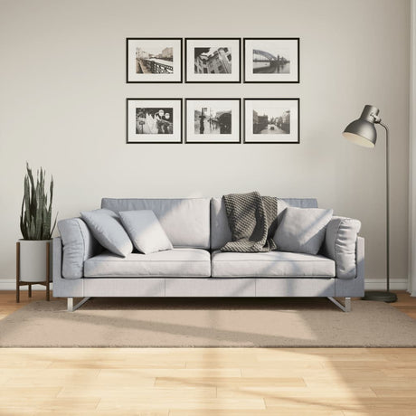 Vidaxx Teppich Huarte Kurzflor weich waschbar 100x200cm sandfarben