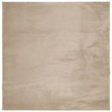 Vidaxx Teppich Huarte Kurzflor weich waschbar 120x120cm sandfarben
