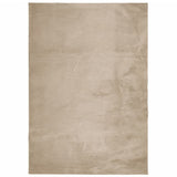 VidaXL Teppich Huarte Kurzflor weich waschbar 140x200cm sandfarben