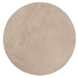 Vidaxl Teppich Huarte Kurzflor weich waschbar ø 160 cm sandfarben