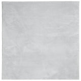 RUG VIDAXL HUARTE BAJA POLA Softable lavable de 120x120 cm de gris