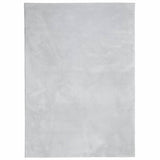 Vidaxx Teppich Huarte Kurzflor weich waschbar 140x200 cm grau