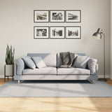 Vidaxx Teppich Huarte Kurzflor weich waschbar 140x200 cm grau