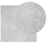 Vidaxx Teppich Huarte Kurzflor weich waschbar 200x200 cm grau