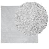Vidaxx Teppich Huarte Kurzflor weich waschbar 240x240 cm grau