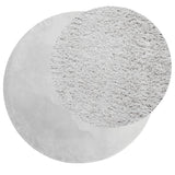 Vidaxl Teppich Huarte Kurzflor weich waschbar ø 200 cm grau