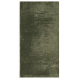 VidaXL Teppich Huarte Kurzflor weich waschbar 80x150 cm Waldgrün