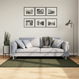 VidaXL Teppich Huarte Kurzflor weich waschbar 120x170 cm Waldgrün