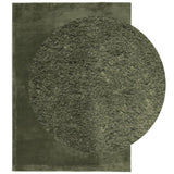 VidaXL Teppich HUARTE Kurzflor weich waschbar 160x230 cm Waldgrün
