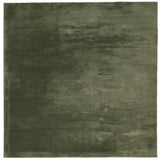 VidaXL Teppich Huarte Kurzflor weich waschbar 200x200 cm Waldgrün