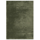 Vidaxl Rug Huarte Low -Pole Myk vaskbar 240x340 cm Forest Green