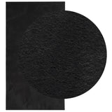 RUG VIDAXL HUARTE bajo Pola suave Softable 60x110 cm Negro