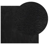 Vidaxx Teppich Huarte Kurzflor weich waschbar 160x160 cm schwarz