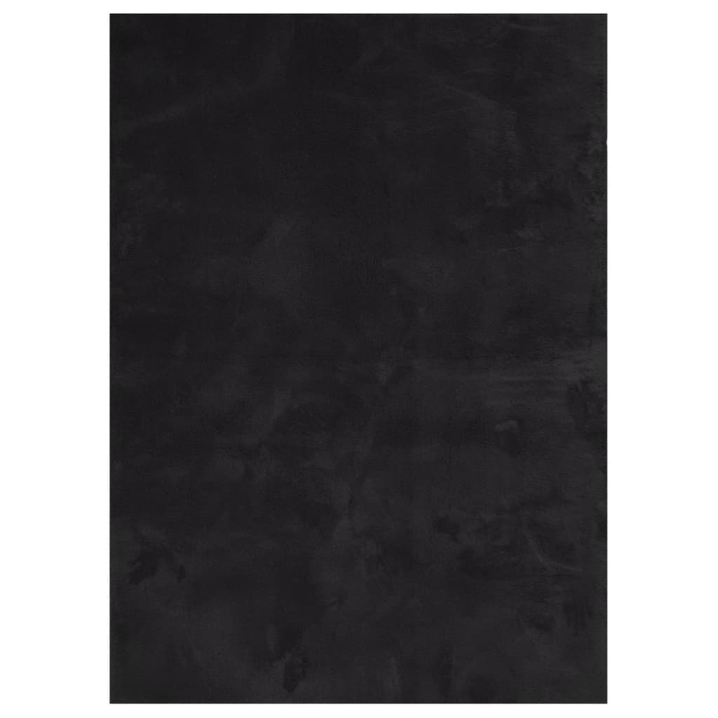 Vidaxl rug Huarte low -pile soft washable 200x280 cm black