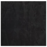 Tapis Vidaxl Huarte Low-Pole Soft Soft Lavable 240x240 cm noir