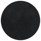 Vidaxl Teppich Huarte Kurzflor weich waschbar ø 100 cm schwarz