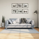 Vidaxx Teppich Huarte Kurzflor weich waschbar 120x170 cm blau