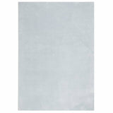 Tapis Vidaxl Huarte Low-Pole Soft Soft Lavable 140x200 cm bleu