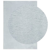 VidaXL Teppich Huarte Kurzflor weich waschbar 160x230 cm blau