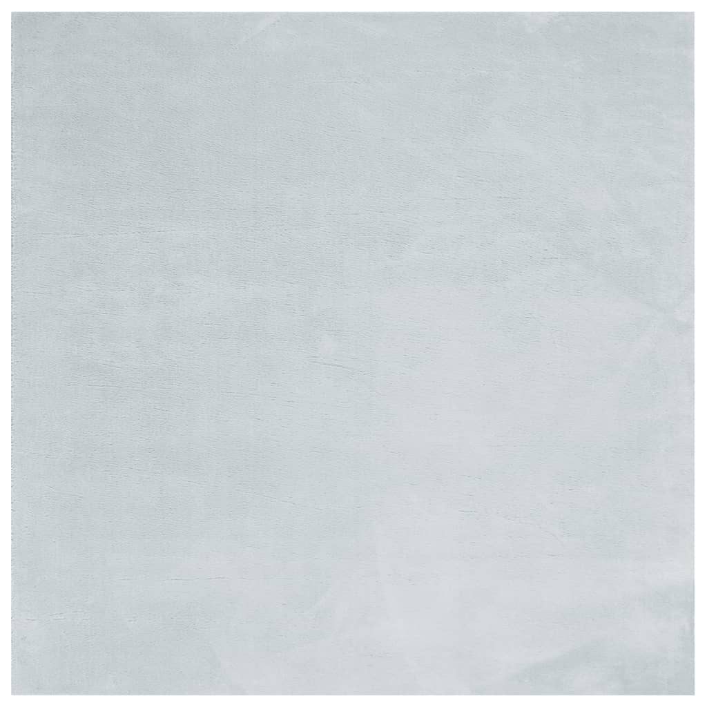 VidaXL Teppich Huarte Kurzflor weich waschbar 200x200 cm blau