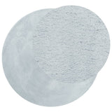 Vidaxl Teppich Huarte Kurzflor weich waschbar ø 80 cm blau