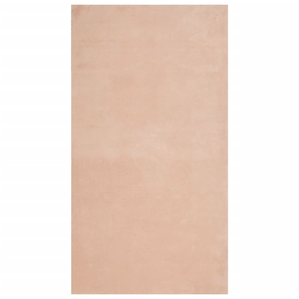 Vidaxl Rug Huarte Bassa bassa lavabile morbida 60x110 cm Pink