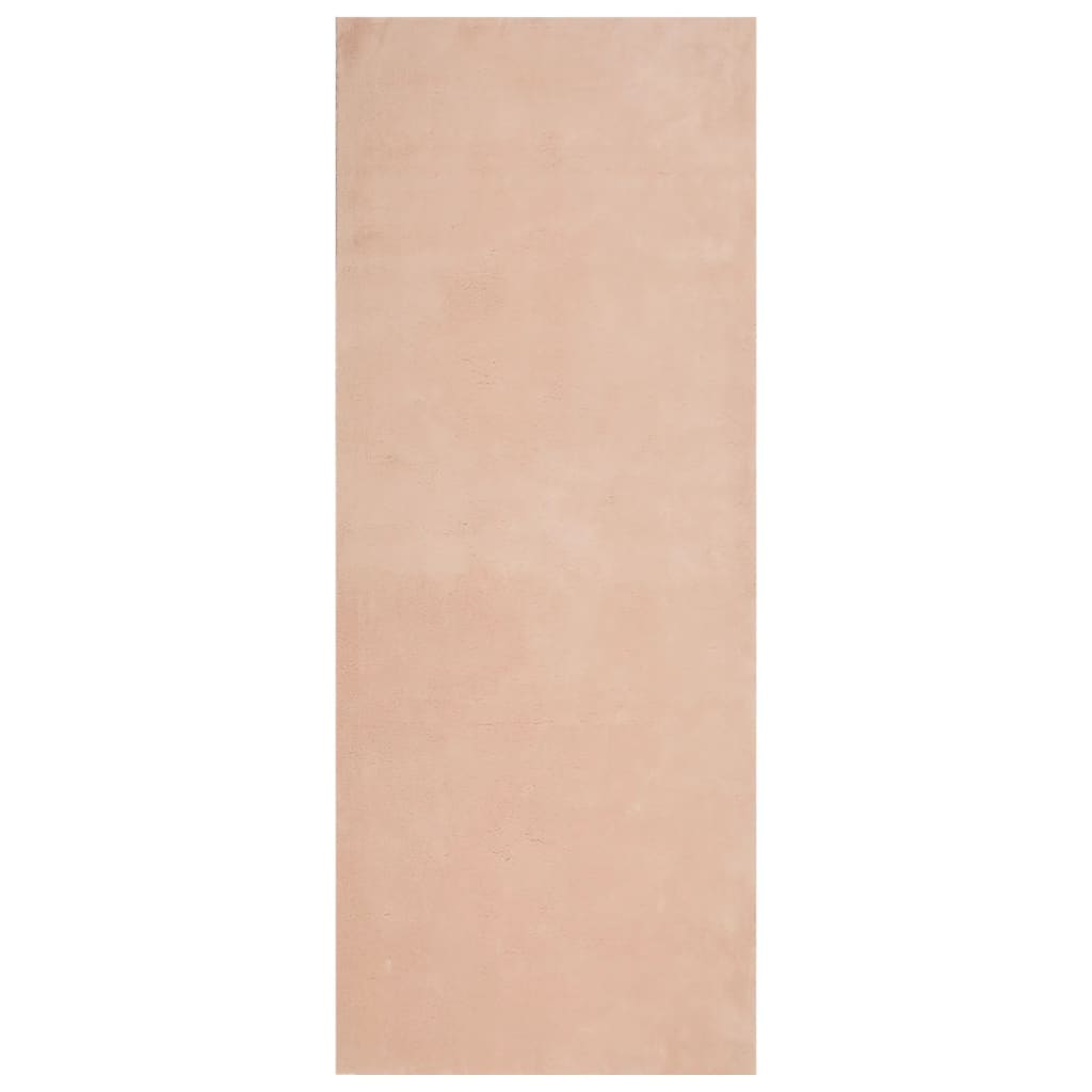 Vidaxl Rug Huarte Bassa bassa lavabile morbida 80x200 cm Pink