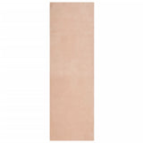 Tapis vidaxl Huarte Low -Pile Soft Soft Wasable 80x250 cm rose