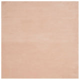 Vidaxl Rug Huarte Low -Pole Myk vaskbar 120x120 cm rosa