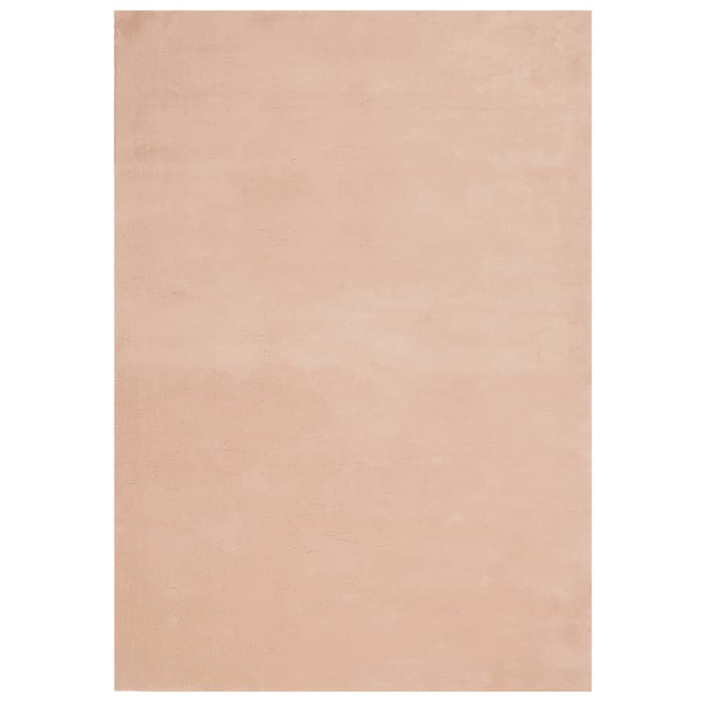 VidaXL Teppich Huarte Kurzflor weich waschbar 160x230 cm rosa