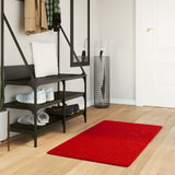 Tapis vidaxl Huarte Low -Pile Soft Soft Washable 60x110 cm rouge