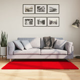 Tapis vidaxl Huarte Low-Pole Soft Soft Washable 80x150 cm rouge