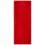 VidaXL Teppich Huarte Kurzflor weich waschbar 80x200 cm rot