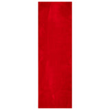 Vidaxx Teppich Huarte Kurzflor weich waschbar 80x250 cm rot
