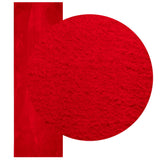 RUG VIDAXL HUARTE bajo Pola baja lavable 80x250 cm rojo