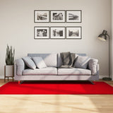 VidaXL Teppich Huarte Kurzflor weich waschbar 100x200 cm rot