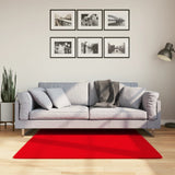 VidaXL Teppich Huarte Kurzflor weich waschbar 120x120 cm rot