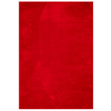 VidaXL Teppich Huarte Kurzflor weich waschbar 120x170 cm rot