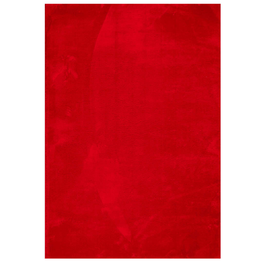 Vidaxl RAG HUARTE LASSO -DIPLE SOLABILE MORSE 120X170 CM ROSSO