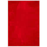 Vidaxl vloerkleed huarte laagpolig zacht wasbaar 120x170 cm rood