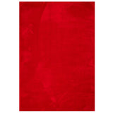 VIDAXL RAG HUARTE -POLOLE -POLLE SOLABILE MORSE 160X230 CM ROSSO