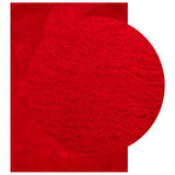 VidaXL Teppich Huarte Kurzflor weich waschbar 160x230 cm rot