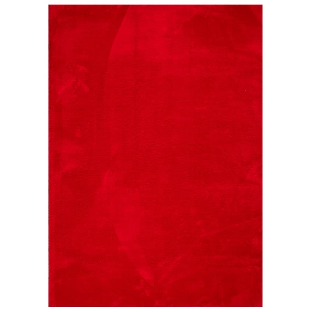 Vidaxl vloerkleed huarte laagpolig zacht wasbaar 200x280 cm rood