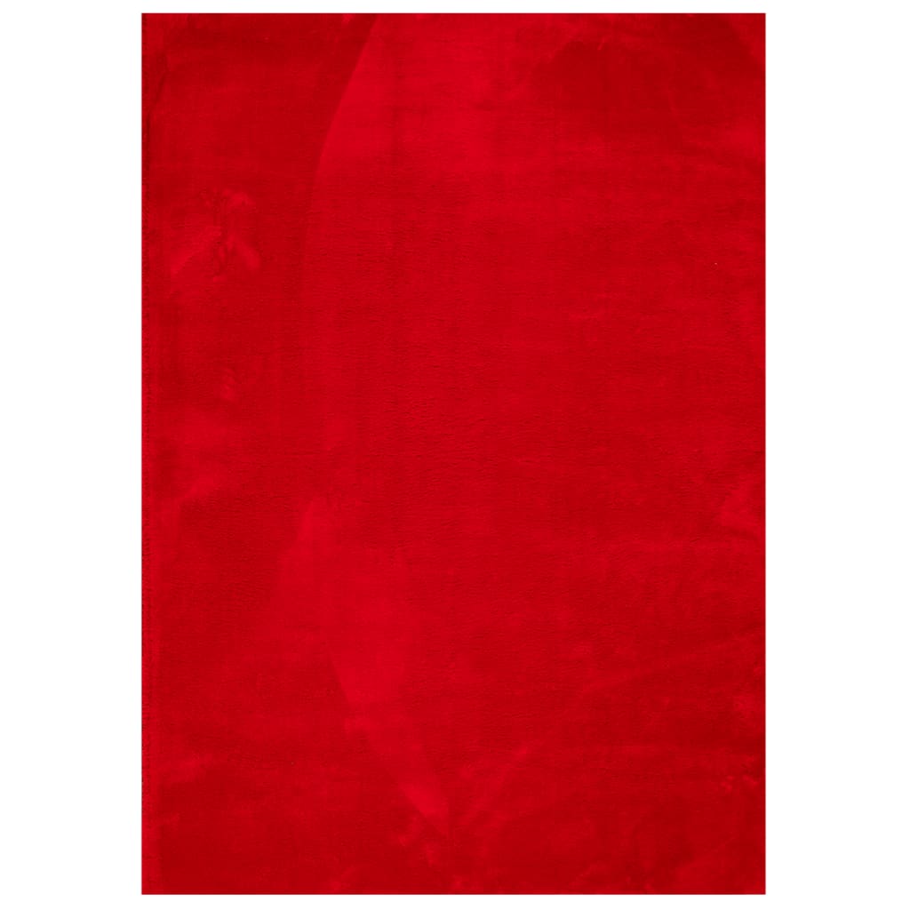 Vidaxl rug Huarte low -pole soft washable 240x340 cm red