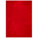 VidaXL Teppich Huarte Kurzflor weich waschbar 240x340 cm rot