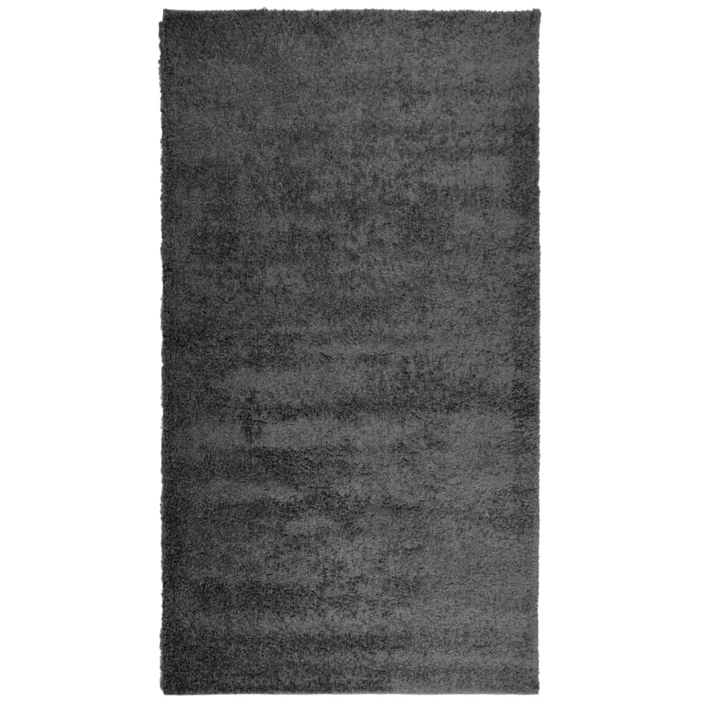 VidaXL Teppich Pamplona Shaggy Hochflor Modern 60x110 cm Anthrazit