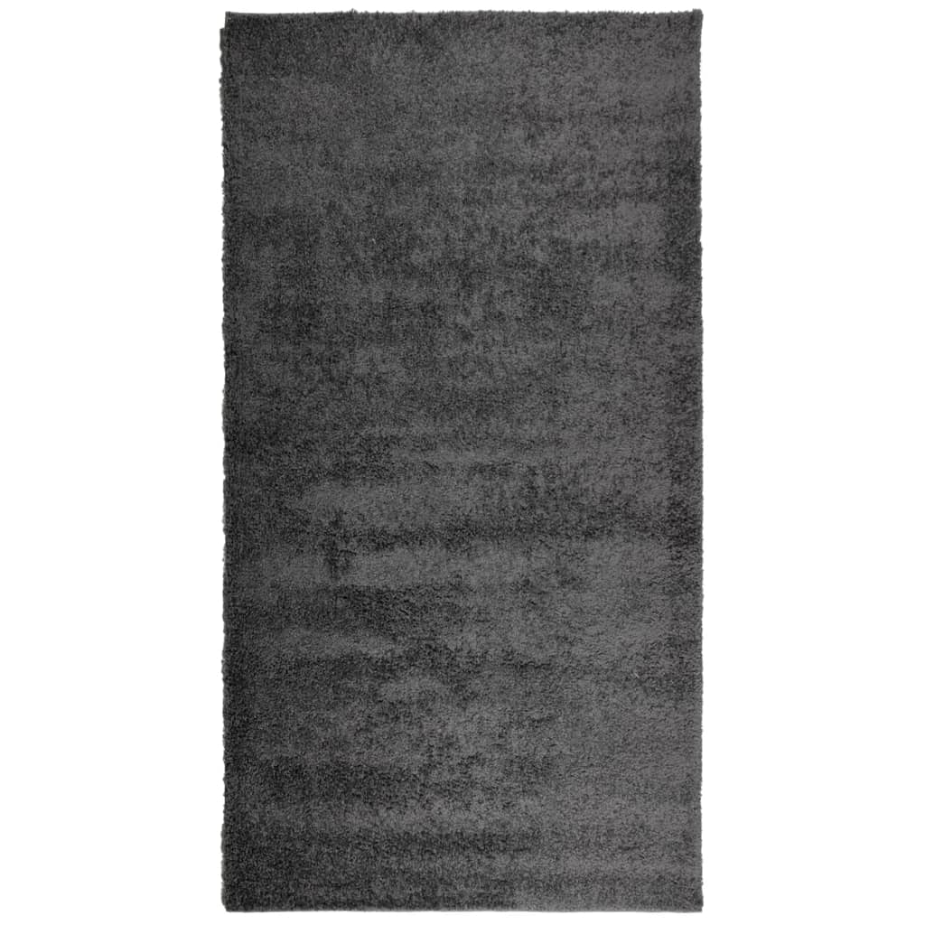 Vidaxl Rug Pamplona Shaggy zelo moderna 80x150 cm antracit