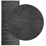 VidaXL Teppich Pamplona Shaggy Hochflor Modern 80x200 cm Anthrazit